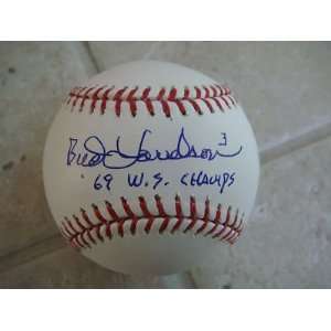  Autographed Bud Harrelson Ball   69 W s Champs Official Ml 