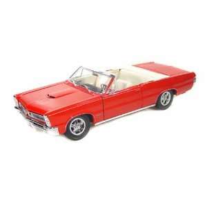  1965 Pontiac GTO Hurst Edition Convertible 1/18 Red Toys 