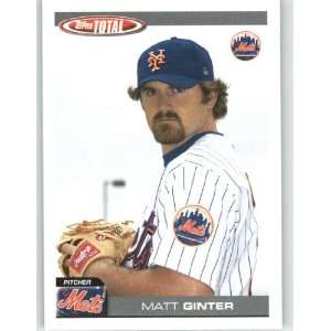  2004 Topps Total #434 Matt Ginter   New York Mets 