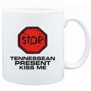  Mug White  STOP  Tennessean START KISSING  Usa States 