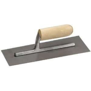   Notched Trowel with Wood Handle   1/16 x 1/16 Square Notched (16172