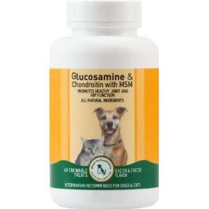  Glucosamine, Chondroitin & MSM Supplements for CATS   60 