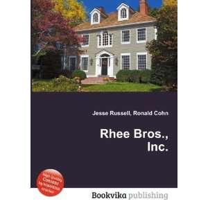  Rhee Bros., Inc. Ronald Cohn Jesse Russell Books
