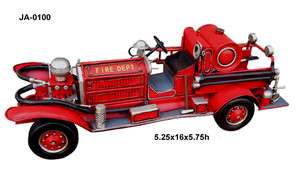 Vintage 1920 Ahrens Fox Fire Engine Truck Model  