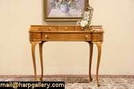 Birdseye or Curly Maple Writing Desk or Dressing Table  
