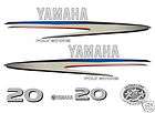 YAMAHA 20 HP DECALS, OUTBOARD REPRODUCTION
