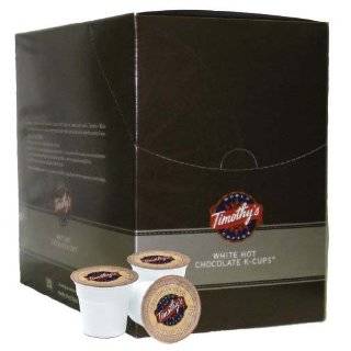 Timothys World Coffee White Hot Chocolate K Cups for Keurig Brewers 