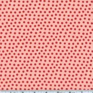   Crazy Eight Dots Coral Pink Fabric By The Yard Arts, Crafts & Sewing