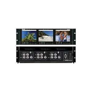  Marshall Triple 5.6 Rack Mounted LCD Panels with 