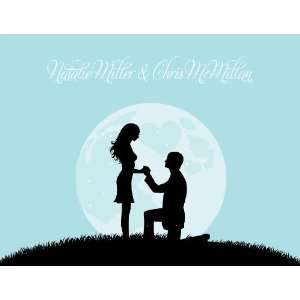    The Proposal Silhouette Bali Thank You Cards