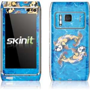 Koi Yin Yang on Blue skin for Nokia N8 Electronics