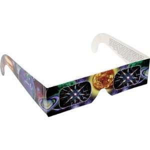  Pack of 10 Fireworks Glasses w Planet & Sun Design 