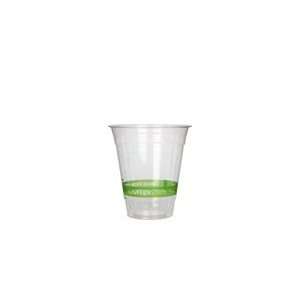 Eco Products EP CC12GS PKP2 12 oz Compostable Cold Cup in Green Stripe 