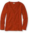 Bean   Linen/Cotton Fine Gauge Sweater, Cardigan  