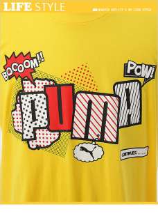 BN PUMA Capsule Mens Short Sleeve T Shirt Yellow M XXL  