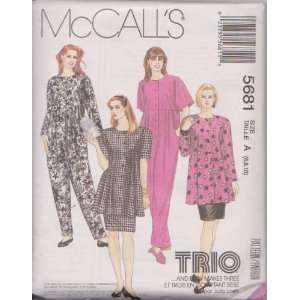Maternity Jumpsuit, Top And Skirt McCalls Sewing Pattern 5681 (Size A 