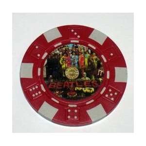   The Beatles Sgt. Peppers Las Vegas Casino Poker Chip 