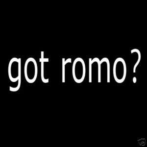 GOT ROMO T shirt Cowboys Football Tony Dallas LARGE  