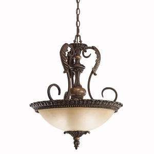 By Kichler Roxton Collection Colton Bronze Finish Inverted Pendent 3 