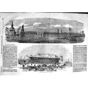 1854 Barrage River Nile Launch Ship Napoleon Ardrossan  