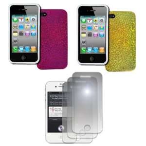  EMPIRE Apple iPhone 4 / 4S Pack of 2 Poly Skin Case Covers 