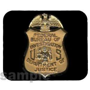  FBI Special Agent Badge Mouse Pad 