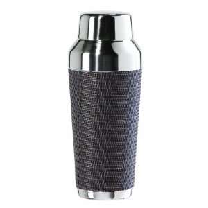   Cocktail Shaker with Woven Vinyl Wrap 