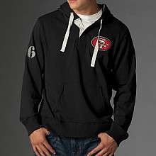 47 Brand San Francisco 49ers Rugby Hooded Sweatshirt   