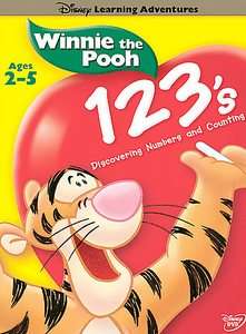 Winnie The Pooh 123s DVD, 2004  