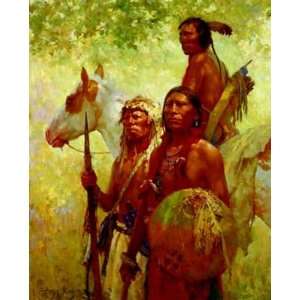  Howard Terpning   Protectors of the Cheyenne People Canvas 