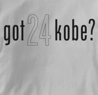 Kobe Bryant got kobe GRAY Los Angeles Lakers T Shirt XL  