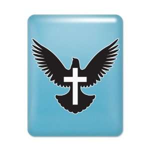    iPad Case Light Blue Dove with Cross for Peace 