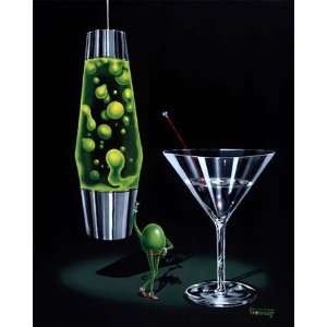  Michael Godard   Devilish Martini Artists Proof Canvas 