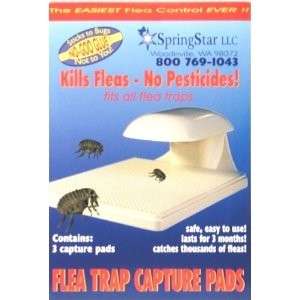NEW Effective Safe S103 Flea Trap Capture 3 Pads Refill  