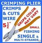 CRIMPING CUTTING PLIERS 5 1/2 SMALL SLEEVE Crimp Tool FLY FISHING 