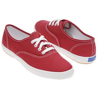 Womens Keds Champion Red Canvas Shoes 