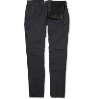  Clothing  Trousers  Casual trousers  Tapered Cotton Trousers