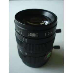   camera lens   C Mount   f50mm   F/2.5   2/3  manual iris Camera