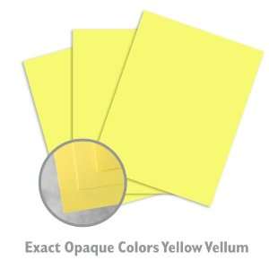  Exact Opaque Colors Yellow Paper   5000/Carton Office 