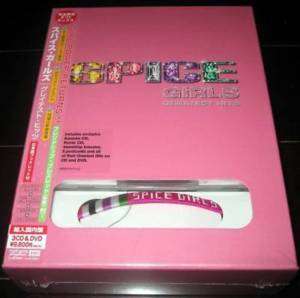 Spice Girls   Greatest Hits Japan 3 CD + DVD Box Sealed  