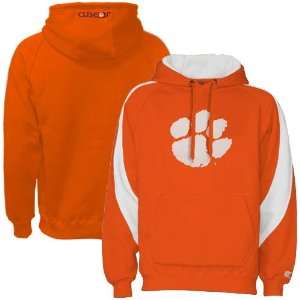  Clemson Tigers Orange Varsity Hoody Sweatshirt Sports 