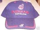 CLEVELAND INDIANS NAVY/RED VELCRO CLOSURE CAP NWT