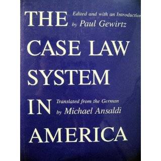  Law System in America by Karl N. Llewellyn, Paul Gewirtz and Michael 