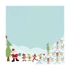 Bugs In A Rug North Pole Double Sided Paper 12X12 Santas Work Shop 