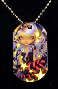 Jasmine Becket Griffith Dogtag Necklace Angel of Starlight & The Three 