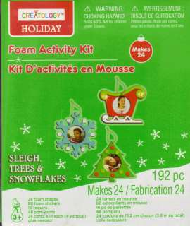 Creatology Holiday Foam Activity Kit Ornaments  