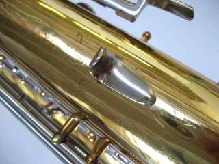   Selmer Signet USA baritone saxophone, model number 156, LOW A  