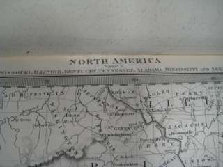 1833 SDUK Map of Missouri, Arkansas, Mississippi, TN  