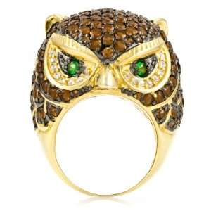  Olivers Owl Cocktail Ring   Sterling Silver Emitations Jewelry