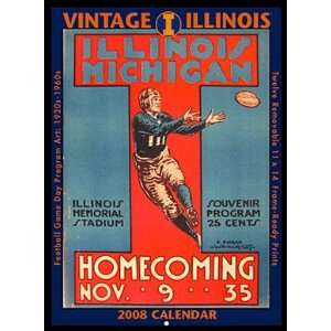  Illinois Fighting Illini 2008 Vintage Football Program 